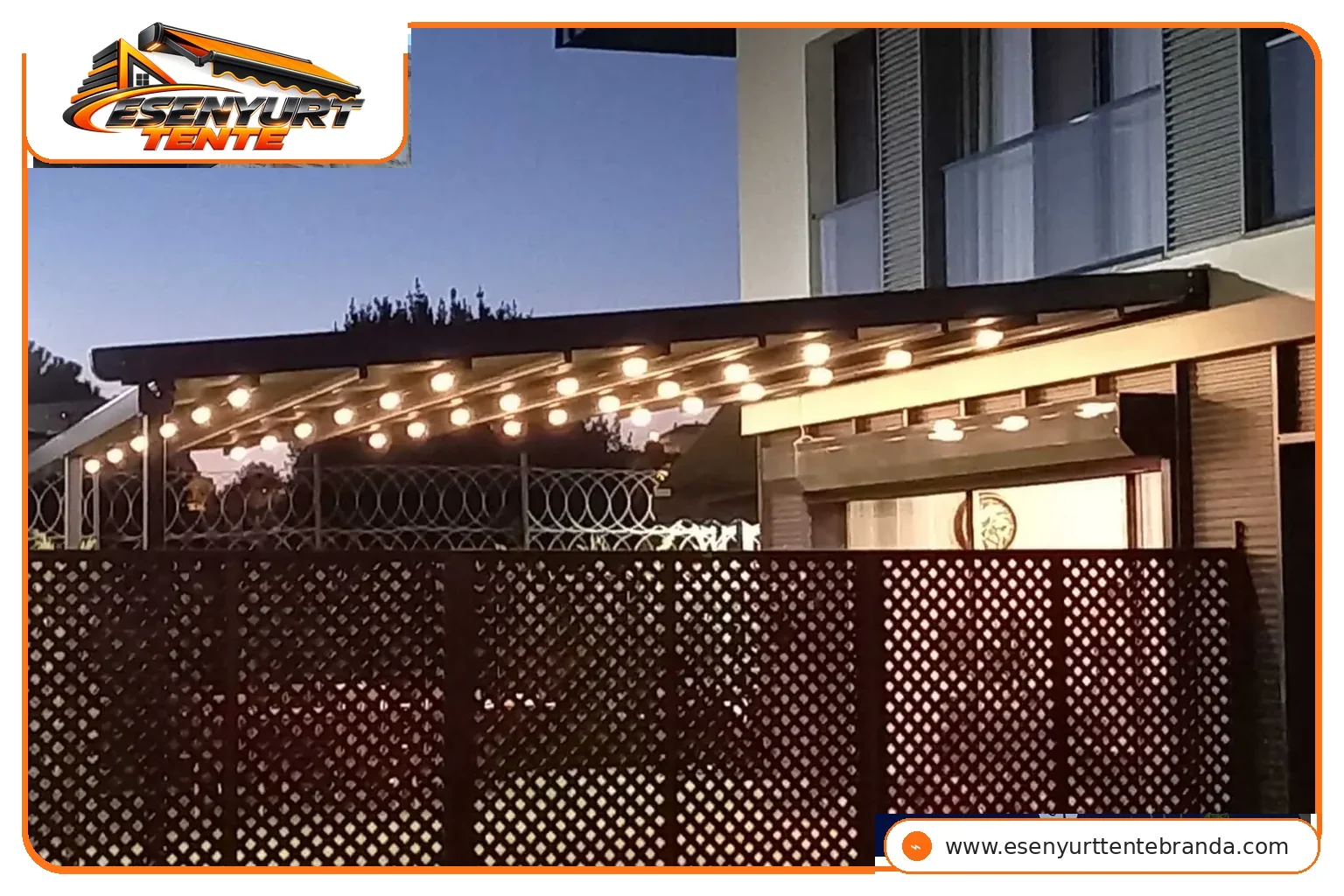 bahce kat pergola tente
