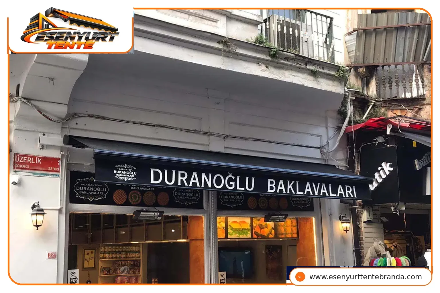 kadikoy kasetli tente uygulamasi